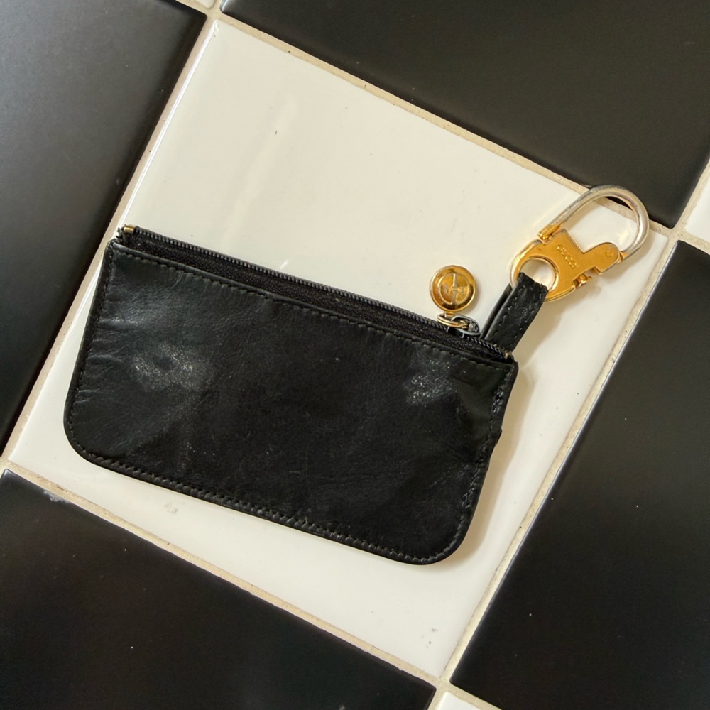 Gucci Black Key & Card Holder with Gold Hardware - Picture 2 of 5